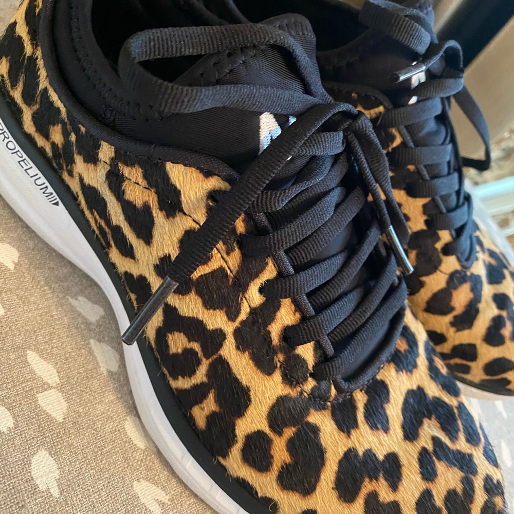 APL Leopard Print Lace-Up Sneakers - Animal Print Fashion Trainers 6